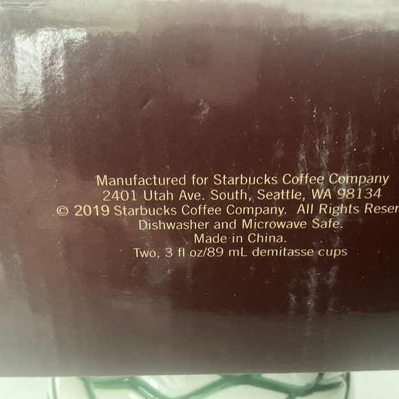 STARBUCKS COFFEE SET OF 2 DEMITASSE MUGS AUCKLAND AND NEW ZEALAND - Picture 4 of 4